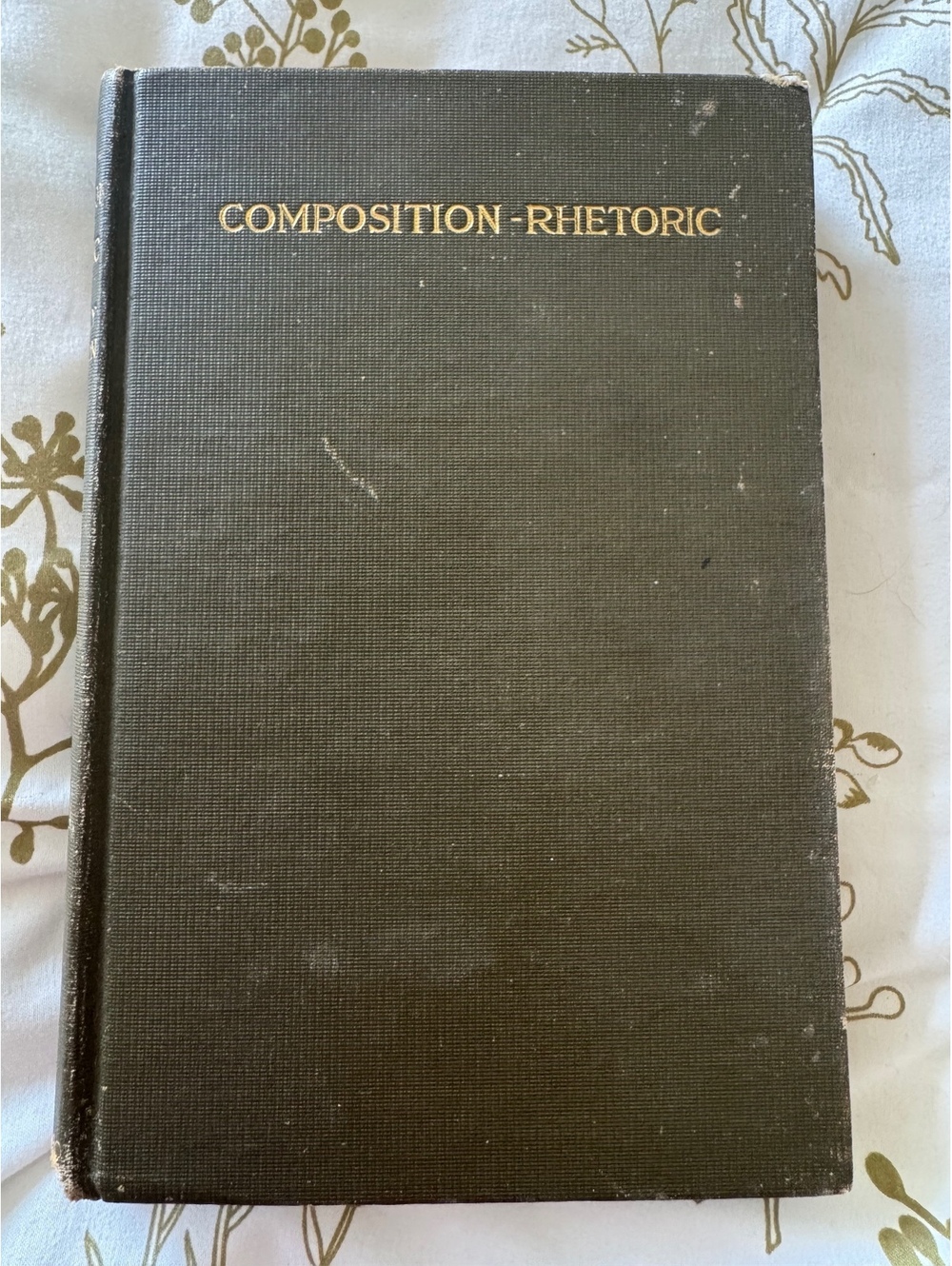 1913 Composition Rhetoric Merkley Ferguson Antique English Textbook Hardcov Rare